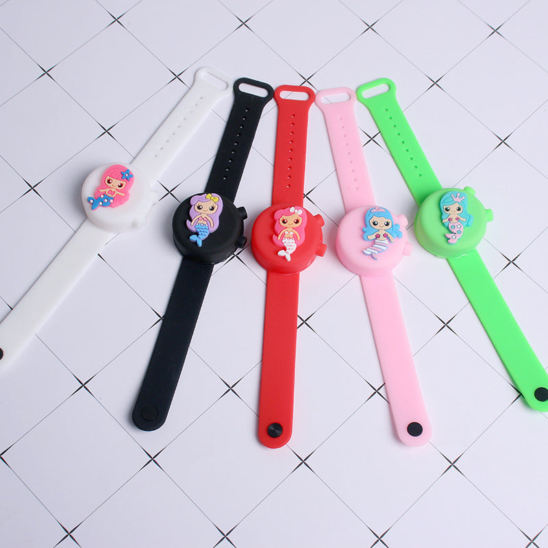 Portable hand sanitizer bracelet