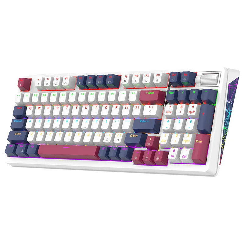 XUNFOX K85 wired mechanical keyboard for esports games